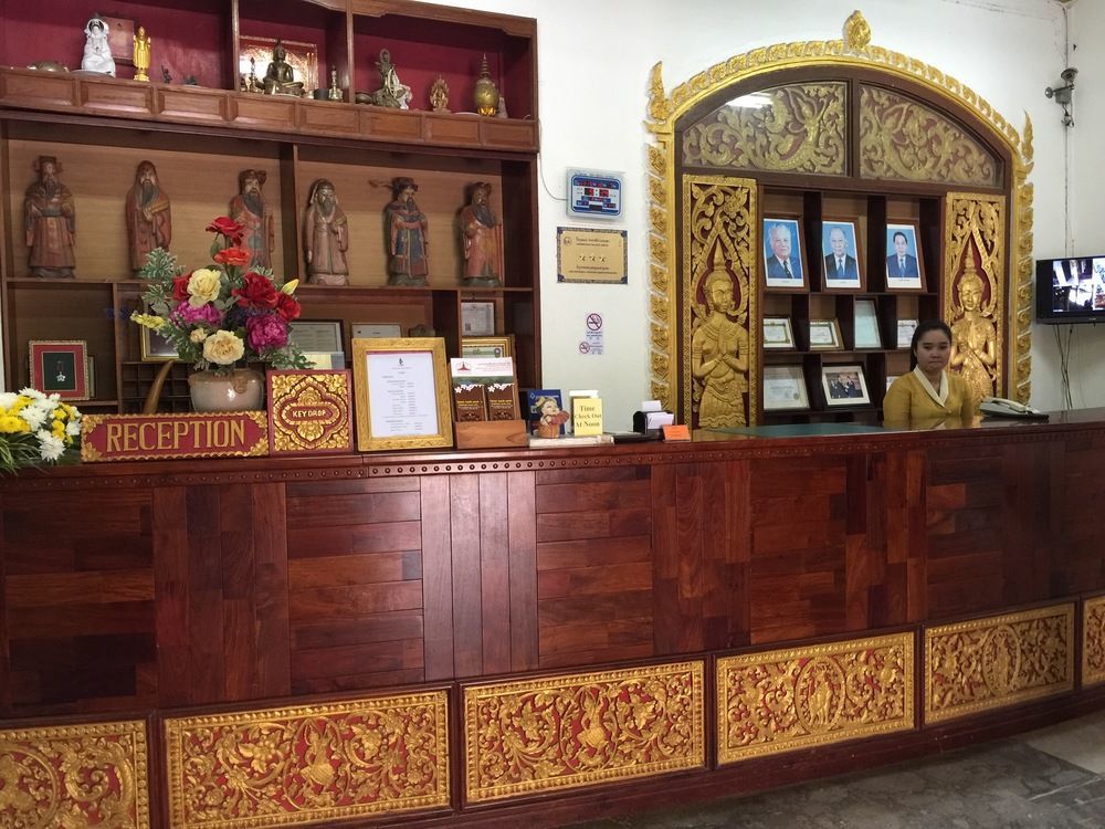Champasak Palace Hotel Паксе Экстерьер фото
