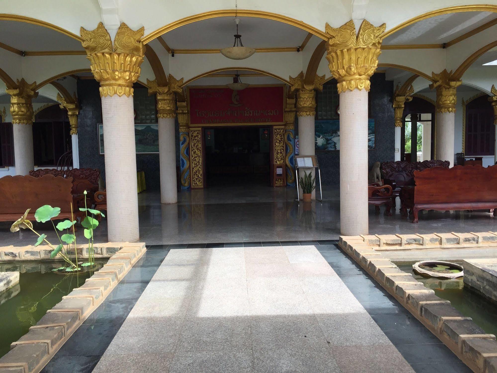 Champasak Palace Hotel Паксе Экстерьер фото